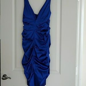 Cocktail form-fitting dress